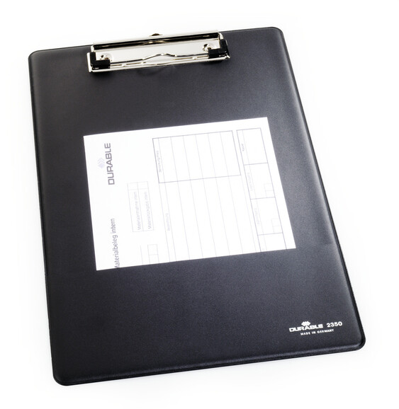 Klemmbrett Durable A4 schwarz, Art.-Nr. 2350-SW - Paterno B2B-Shop