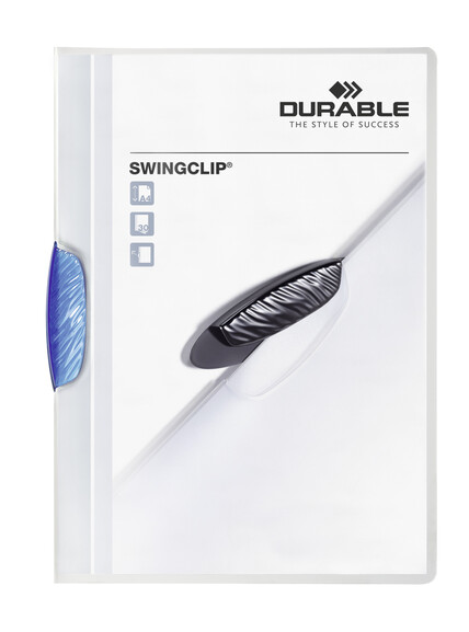 Klemmmappe Durable Swingclip A4 dunkelblau, Art.-Nr. 2260-DBL - Paterno B2B-Shop