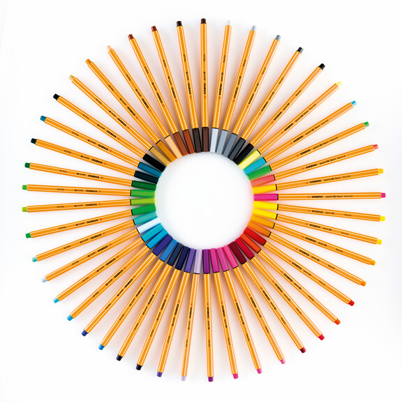 Fineliner Stabilo POINT 88/32 mittelblau, Art.-Nr. 88-BL - Paterno B2B-Shop