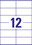 Universaletiketten A4 3424 weiss 105x48mm, Art.-Nr. ZWF-3424 - Paterno B2B-Shop