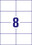 Universaletiketten A4 3427 weiss 105x74mm, Art.-Nr. ZWF-3427 - Paterno B2B-Shop