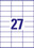 Universaletiketten A4 3479 weiss 70x32mm, Art.-Nr. ZWF-3479 - Paterno B2B-Shop