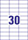 Universaletiketten A4 3489 weiss 70x29,7mm, Art.-Nr. ZWF-3489 - Paterno B2B-Shop
