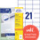 Universaletiketten A4 3652 weiss 70x42,3mm, Art.-Nr. ZWF-3652 - Paterno B2B-Shop