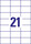 Universaletiketten A4 3652 weiss 70x42,3mm, Art.-Nr. ZWF-3652 - Paterno B2B-Shop