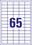 Universaletiketten ZWF perm. 38x21,2mm, Art.-Nr. 3666-10 - Paterno B2B-Shop