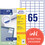 Universaletiketten A4 3666 weiss 38 x 21,2mm, Art.-Nr. ZWF-3666 - Paterno B2B-Shop
