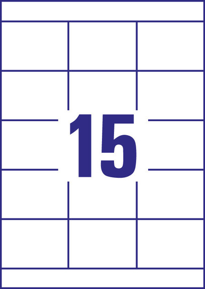 Universaletiketten A4 3669 weiss 70x50,8mm, Art.-Nr. ZWF-3669 - Paterno B2B-Shop