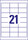 Universaletiketten A4 3670 weiss 64x36mm, Art.-Nr. ZWF-3670 - Paterno B2B-Shop