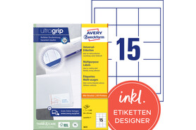 Universaletiketten A4 3672 weiss 64x50mm, Art.-Nr. ZWF-3672 - Paterno B2B-Shop
