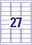 Universaletiketten ZWF 63,5 x 29,6 mm wiederablösbar, Art.-Nr. L4737REV-25 - Paterno B2B-Shop