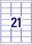 Etiketten Universal 63,5x38,1 mm wiederablösbar, Art.-Nr. L6023REV-25 - Paterno B2B-Shop