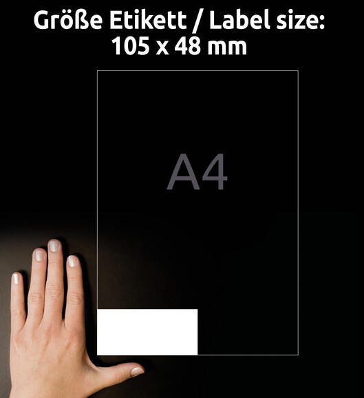 Universaletiketten LR 3424 Recycling 105 x 48mm, Art.-Nr. LR3424 - Paterno B2B-Shop