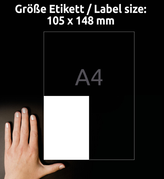 Universaletiketten LR 3483 Recycling 105 x 148mm, Art.-Nr. LR3483 - Paterno B2B-Shop