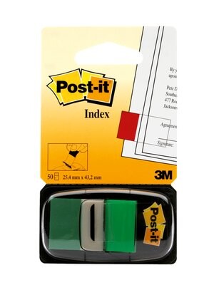 Haftstreifen Post-it Index 25,4x43,7mm grün, Art.-Nr. 680-GN - Paterno B2B-Shop Haftstreifen Post-it Index 25,4x43,7mm grün, Art.-Nr. 680-GN - Paterno B2B-Shop