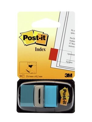 Haftstreifen Post-it Index 25,4x43,7mm türkis, Art.-Nr. 680-TUE - Paterno B2B-Shop Haftstreifen Post-it Index 25,4x43,7mm türkis, Art.-Nr. 680-TUE - Paterno B2B-Shop