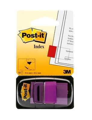 Haftstreifen Post-it Index 25,4x43,7mm violett, Art.-Nr. 680-VI - Paterno B2B-Shop Haftstreifen Post-it Index 25,4x43,7mm violett, Art.-Nr. 680-VI - Paterno B2B-Shop