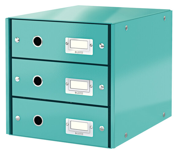 Schubladenbox Leitz CLICK&amp;STORE eisblau, Art.-Nr. 6048-EBL - Paterno B2B-Shop