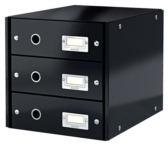Schubladenbox Leitz CLICK&amp;STORE schwarz, Art.-Nr. 6048-SW - Paterno B2B-Shop