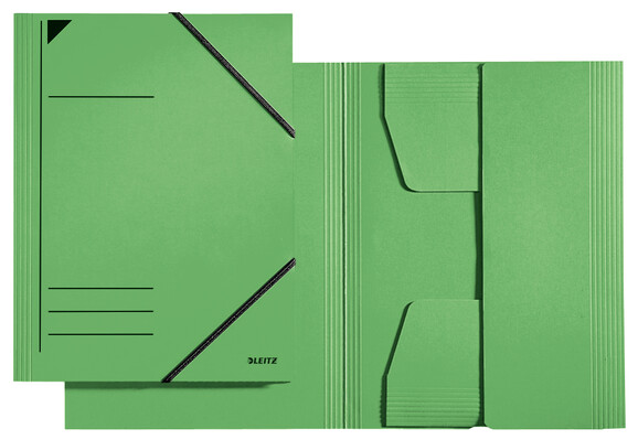 Eckspannmappe Leitz A4 3 Klappen grün, Art.-Nr. 3981-00-GN - Paterno B2B-Shop