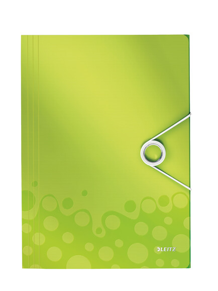Eckspannmappe Leitz WOW PP A4 grünmetallic, Art.-Nr. 459900-GNME - Paterno B2B-Shop