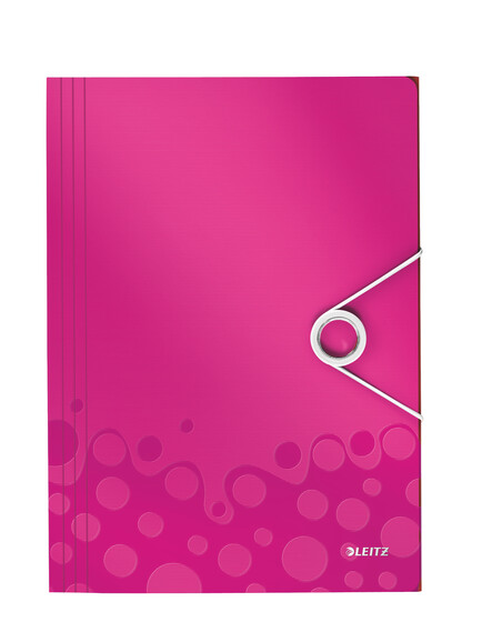 Eckspannmappe Leitz WOW PP A4 pinkmetallic, Art.-Nr. 459900-PIME - Paterno B2B-Shop