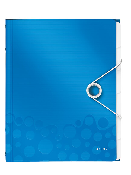 Ordnungsmappe Leitz WOW PP A4 blaumetallic, Art.-Nr. 463300-BLME - Paterno B2B-Shop