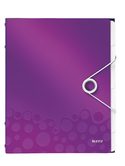 Ordnungsmappe Leitz WOW PP A4 violett metallic, Art.-Nr. 463300-VIME - Paterno B2B-Shop