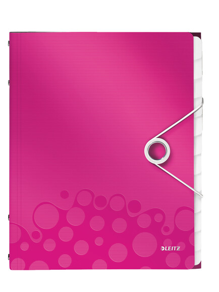 Ordnungsmappe Leitz WOW PP A4 pinkmetallic, Art.-Nr. 463400-PIME - Paterno B2B-Shop