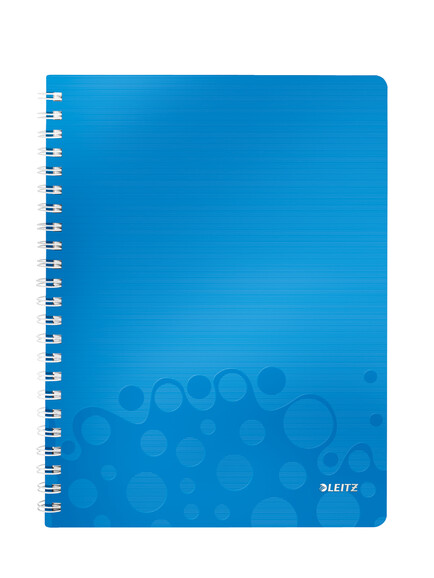 Notizbuch Leitz WOW A4 kar. blaumetallic, Art.-Nr. 463800-BLME - Paterno B2B-Shop