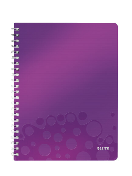 Notizbuch Leitz WOW A4 kar. violett metallic, Art.-Nr. 463800-VIME - Paterno B2B-Shop