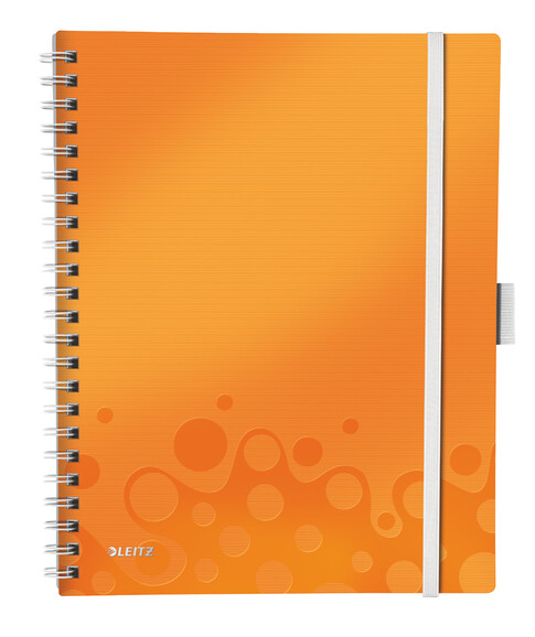 Notizbuch Leitz WOW A4 kar. orangemetallic, Art.-Nr. 464500-ORME - Paterno B2B-Shop