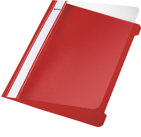 Schnellhefter Leitz PLASTIK A5 rot, Art.-Nr. 4197-RT - Paterno B2B-Shop