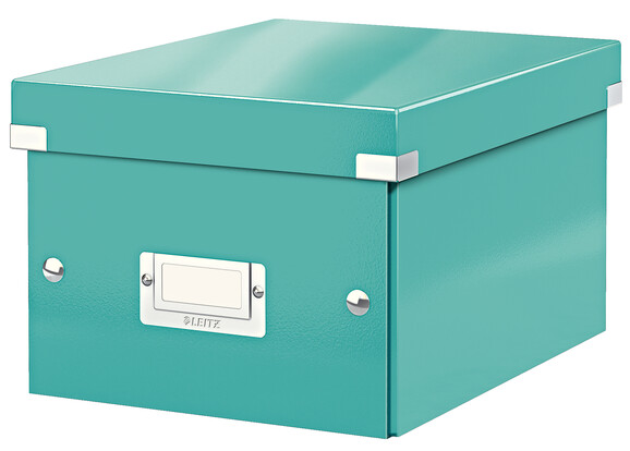 Aufbewahrungsbox Leitz Click &amp; Store A5 eisblau, Art.-Nr. 6043-00-EBL - Paterno B2B-Shop