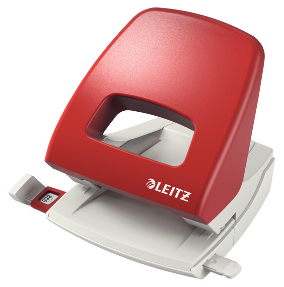 Bürolocher Leitz Topstyle 5005 rot, Art.-Nr. 5005-00-RT - Paterno B2B-Shop