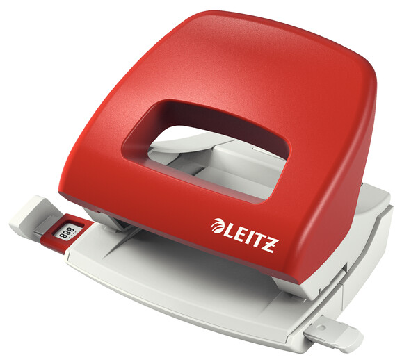 Bürolocher Leitz 5038 rot, Art.-Nr. 5038-00-RT - Paterno B2B-Shop