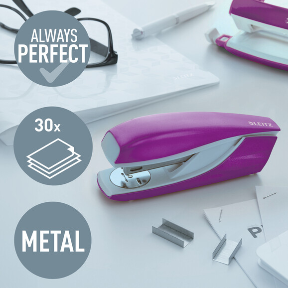 Heftgerät Leitz NeXXt WOW violett, Art.-Nr. 5502-00-VI - Paterno B2B-Shop