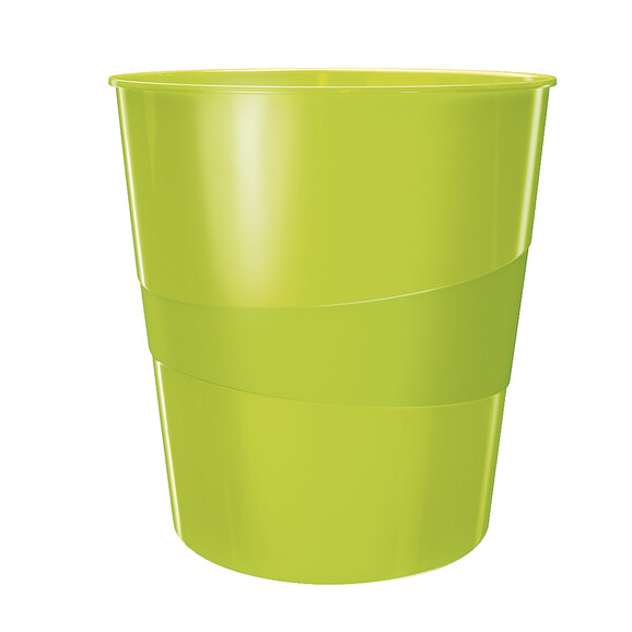 Papierkorb Leitz WOW 15L grünmetallic, Art.-Nr. 527810-GNME - Paterno B2B-Shop