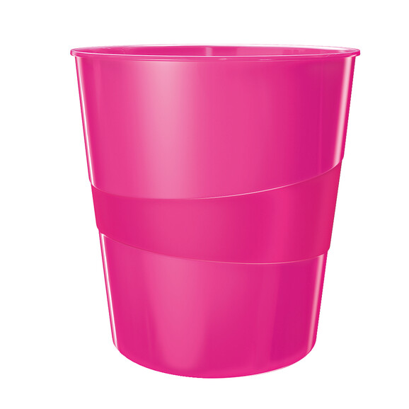 Papierkorb Leitz WOW 15L pinkmetallic, Art.-Nr. 527810-PIME - Paterno B2B-Shop