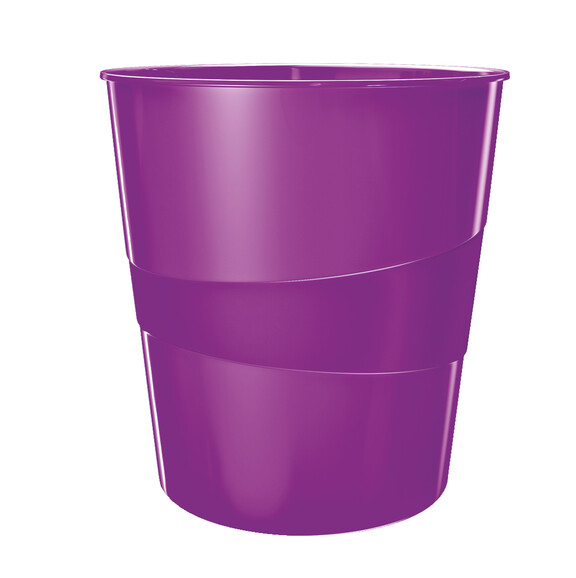Papierkorb Leitz WOW 15L violett metallic, Art.-Nr. 527810-VIME - Paterno B2B-Shop