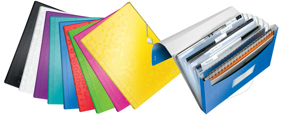 Projektmappe Leitz WOW PP A4 eisblau metallic, Art.-Nr. 458900-EBME - Paterno B2B-Shop