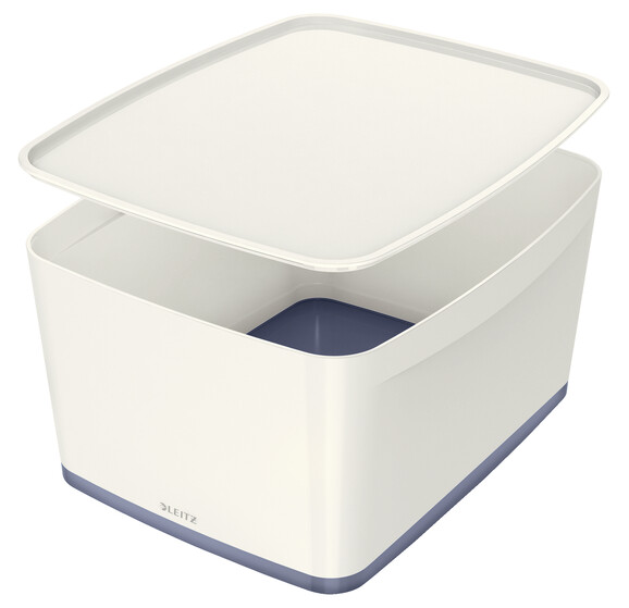 Ablagebox Leitz MYBOX groß 18l weiß/grau, Art.-Nr. 521610-GR - Paterno B2B-Shop