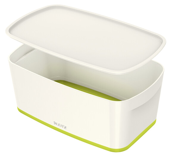 Ablagebox Leitz MYBOX klein 5l weiß/grün, Art.-Nr. 522910-GN - Paterno B2B-Shop