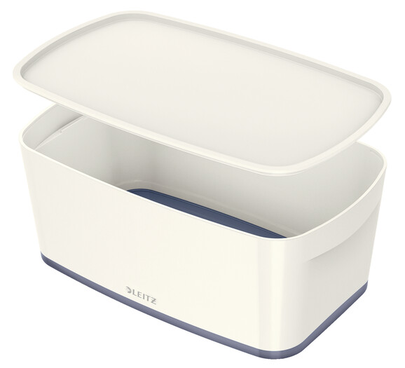 Ablagebox Leitz MYBOX klein 5l weiß/grau, Art.-Nr. 522910-GR - Paterno B2B-Shop Ablagebox Leitz MYBOX klein 5l weiß/grau, Art.-Nr. 522910-GR - Paterno B2B-Shop