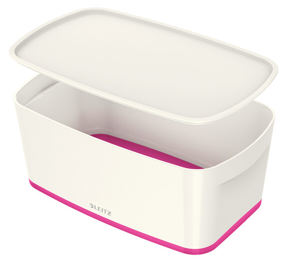 Ablagebox Leitz MYBOX klein 5l weiß/pink, Art.-Nr. 522910-PI - Paterno B2B-Shop