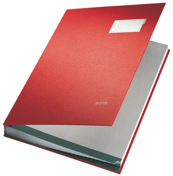 Unterschriftenbuch Leitz A4 rot, Art.-Nr. 5700-00-RT - Paterno B2B-Shop