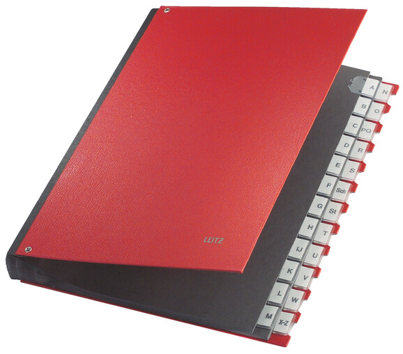 Pultordner Leitz A4 A-Z rot, Art.-Nr. 5924-00-RT - Paterno B2B-Shop