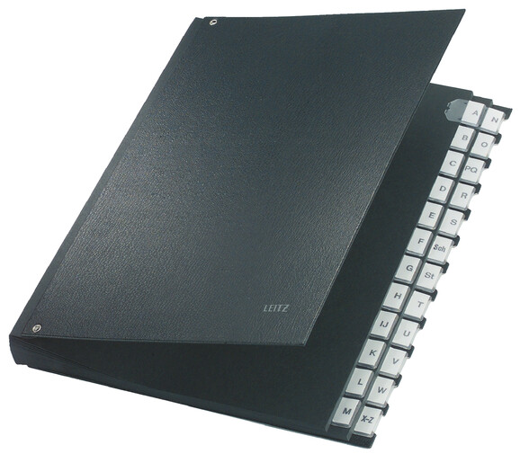 Pultordner Leitz A4 A-Z schwarz, Art.-Nr. 5924-00-SW - Paterno B2B-Shop