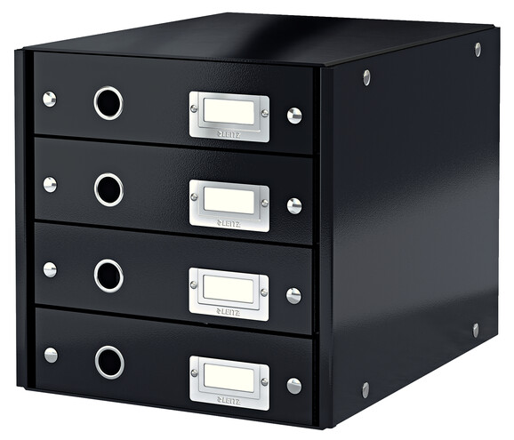 Schubladenbox Leitz CLICK&amp;STORE schwarz, Art.-Nr. 6049-00-SW - Paterno B2B-Shop