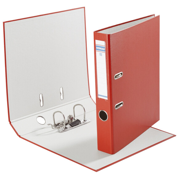 Ordner Donau KLASSIK A4 schmal rot, Art.-Nr. 3950001-RT - Paterno B2B-Shop
